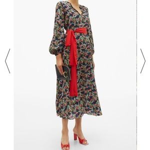 Saloni Lucia Floral dress